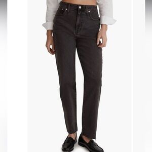Madewell The Perfect Vintage High Waist Straight Leg Jeans In Lunar Wash Size 27
